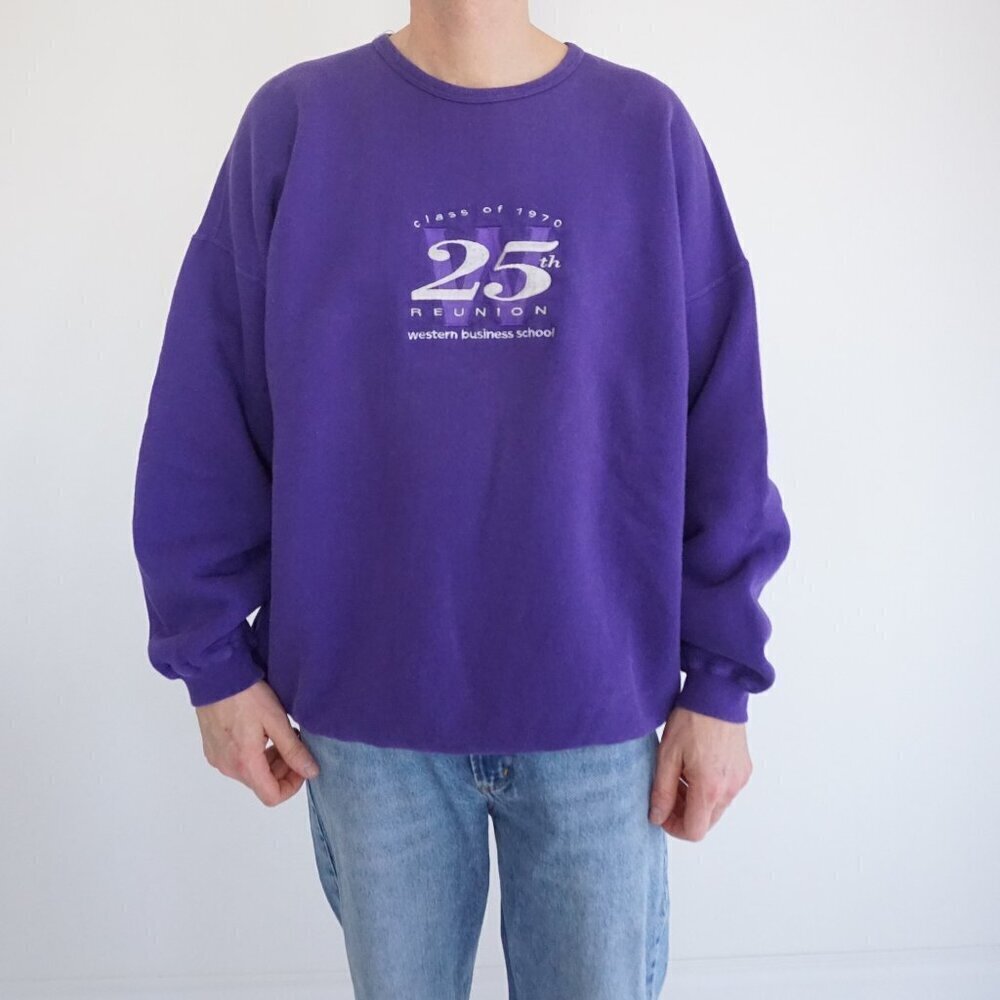 '95 Moratti Western University Business School Class Of 1970 Cotton Sweater 2XL